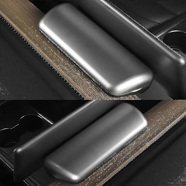Yhteensopiva Tesla Model 3 Model Y auton lasikotelon järjestäjä hopea