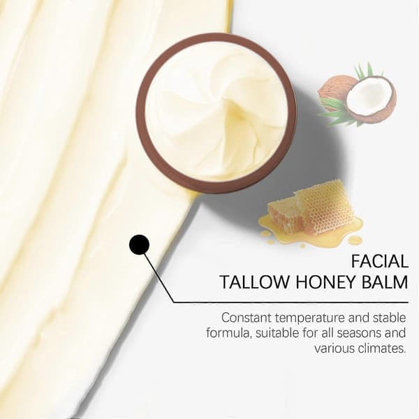 1-3 st Talg Honungsbalsam, Återfuktar Djupt och Skyddar Ansiktets Anti-Aging Hudkräm 2pcs