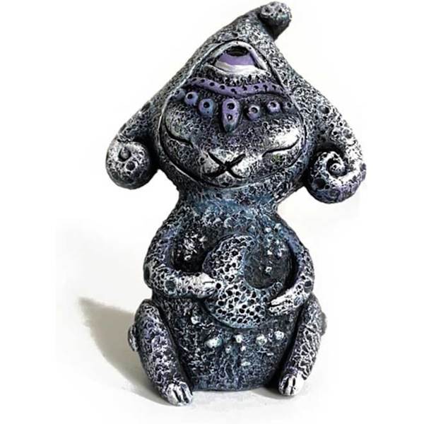 Alien varelser statyer i fantasivärlden, älvaharts prydnader, utomjordisk staty för utomhus trädgård hem festival hantverk dekoration
