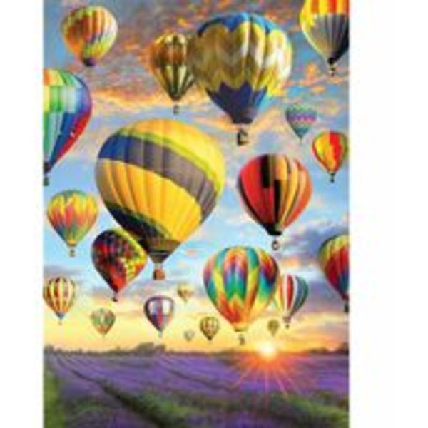 5d diamantmaleri varmluftballon landskabsmaleri stue dekoration maleri håndlavet diamantmaleri (30x40)