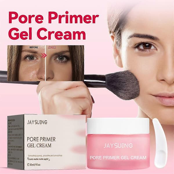 1-3x Ansiktsprimer Pore Base Gelkrem, Isolasjonsconcealer NICE Cream