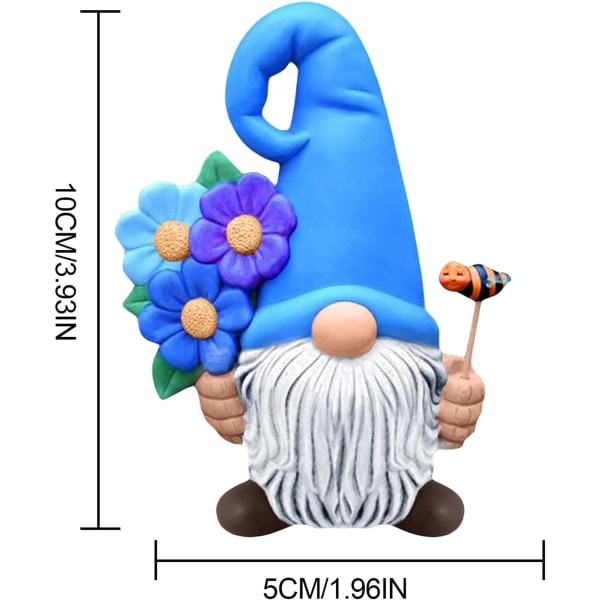 Granjardin Gnomes - Nurmikon koriste - Hauska hahmo - Kaunis puutarha - Tonttuveistos - Tervetuloa-kyltti - Kääpiö