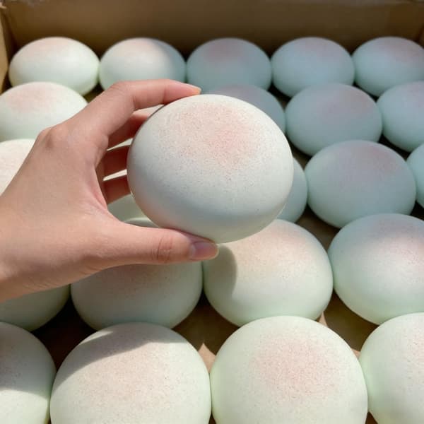Cheese Slow Rising Squishy Toy, Round Sticky Bread Foam Squishies