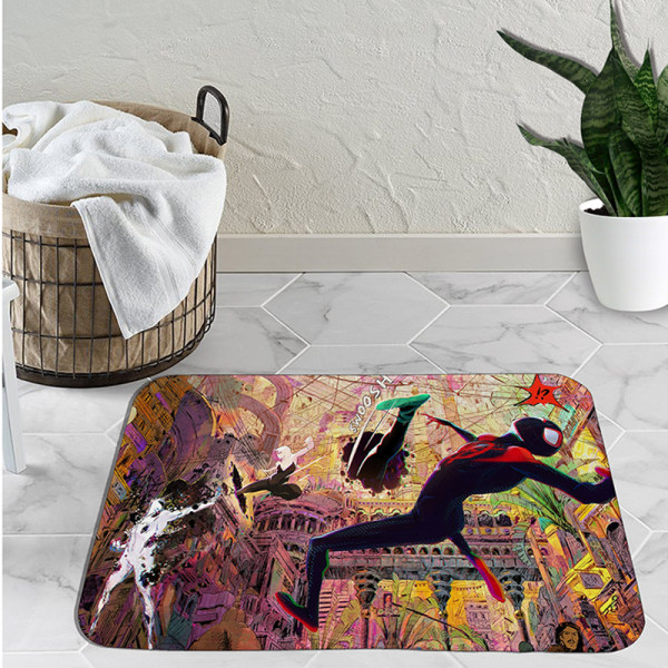 Spider-Man Across the Spider-Verse 50X80CM gulvmåtter egnet til indgangsdøre, soveværelser, badeværelser, fodmåtter, stuegulvmåtter (Verse6 1PCS) Style06 50*80cm