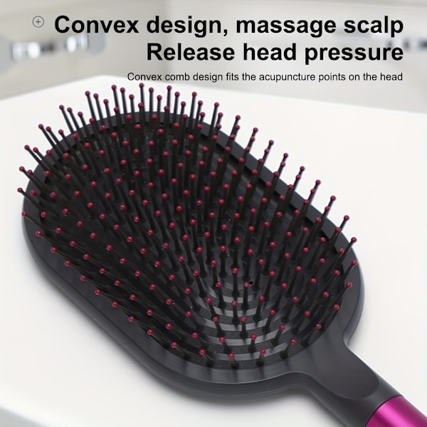 Dyson Air Cushion Comb Airbag Board Comb Antistatisk Massagekam Bredtandad Kam Rak Hårkam Slät Hårkam Presentask Set