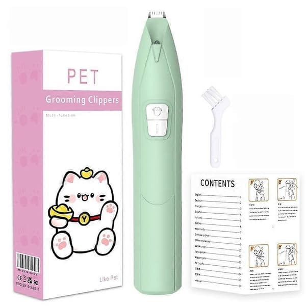 Light + Laser Pet Trimmer Gentle and Quiet
