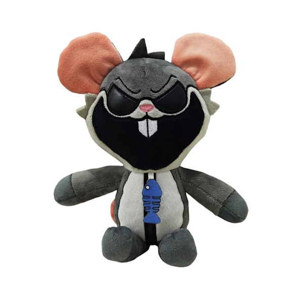 Mardrömssöta Plyschleksaker Barnpresenter Pojkrumsdekoration Mjukt Fylld gray big mouth mouse 25cm