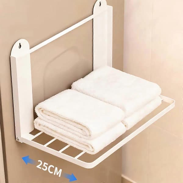 Magnetic Foldable Storage Shelf Strong Magnetic Hold, Wall and Washing Machine Shelf, Iron