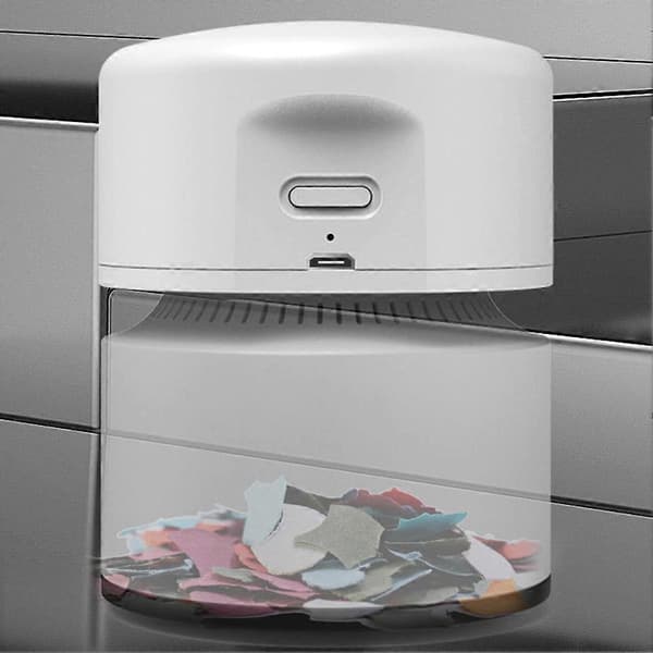 Small Rechargeable Desktop Vacuum Cleaner for Crumbs, Table Sweeper with Crevice Cleaning Head for Rubber Residue, Small Gaps