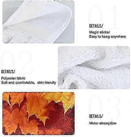 JiaWei efterårskøkkenhåndklæder, blødt absorberende design, til Thanksgiving-indretning f7Y