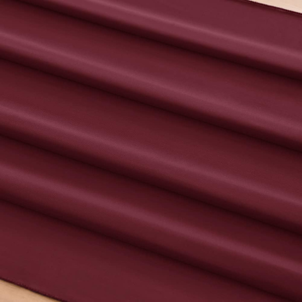 10ft Terrakotta Chiffon Bordløber 29x120 Tommer Bryllupsløber Gennemsigtig Thanksgiving Jule Brudebruser Dekorationer