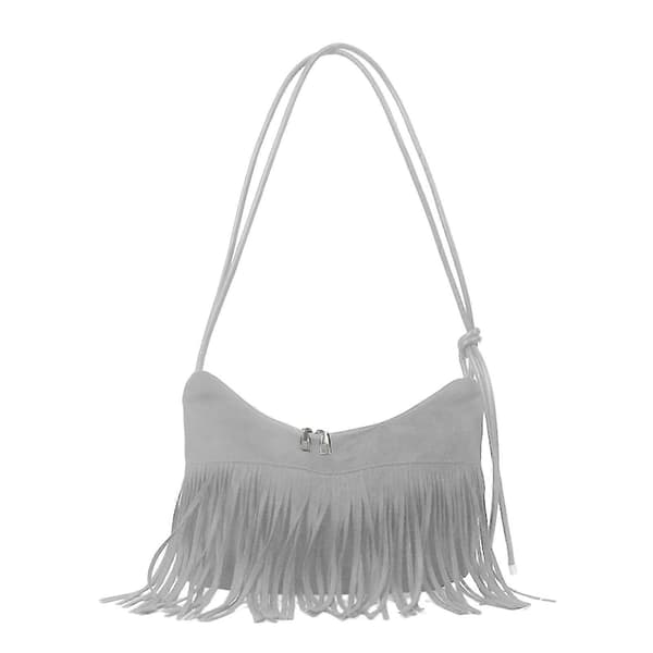 Trendy skuldertaske Rummelig dametaske Alsidige crossbody-tasker til strandrejser og arbejde Grå Gray