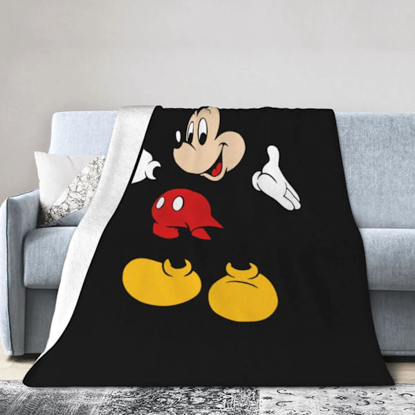 Sød Anime Cartoon Tæppe Flannel Uld Cover Tæppe Super Blødt Hyggeligt Varmt Plys Sengetøj Til Sofa Stue Soveværelse -50 x40 -E8