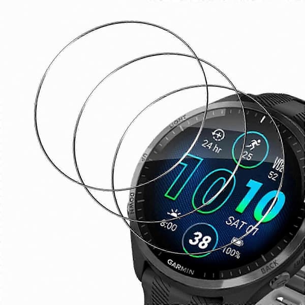 3-pack skärmskydd i härdat glas för Garmin Forerunner 965