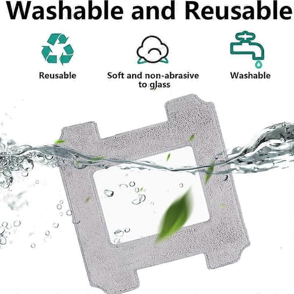 Ecovacs Winbot W1/W1 Pro/W2 Omni Window Cleaning Robot Mop Pads 9-pack