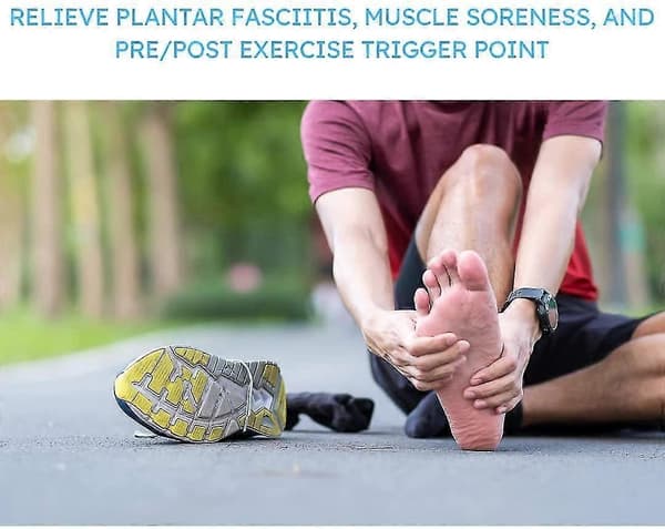 Massagebold Fodmassager Pigget Rulle Til Dybdevæv Triggerpunkt Plantar Fasciitis Zoneterapi Stress Terapi Myofasciel Frigørelse
