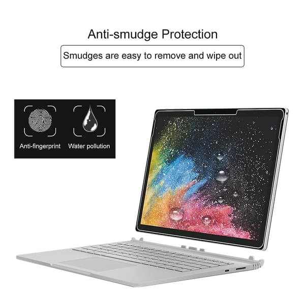 Herdet glassfilm for Microsoft Surface Book 2 15 tommer