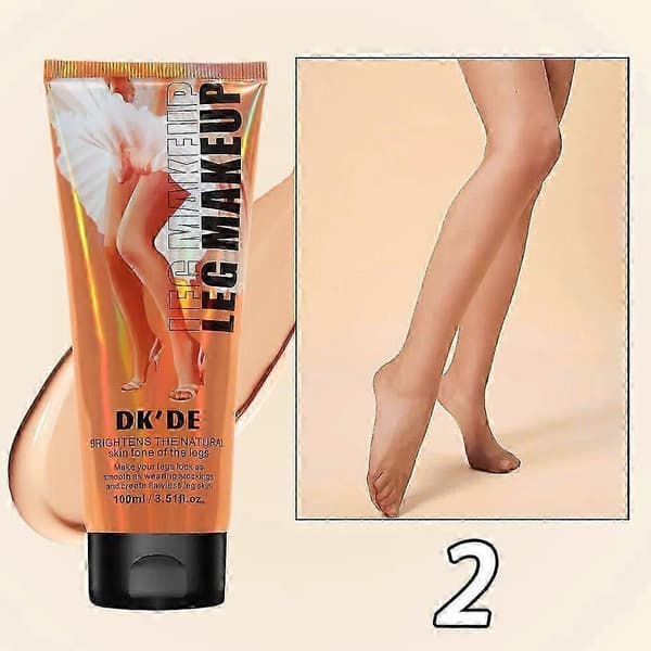 DK'DE+ 3-färgs Vattentät Benfoundation Makeup Brons Highlighter Hög Täckning Concealer, Ben Makeup Bas Kvinna