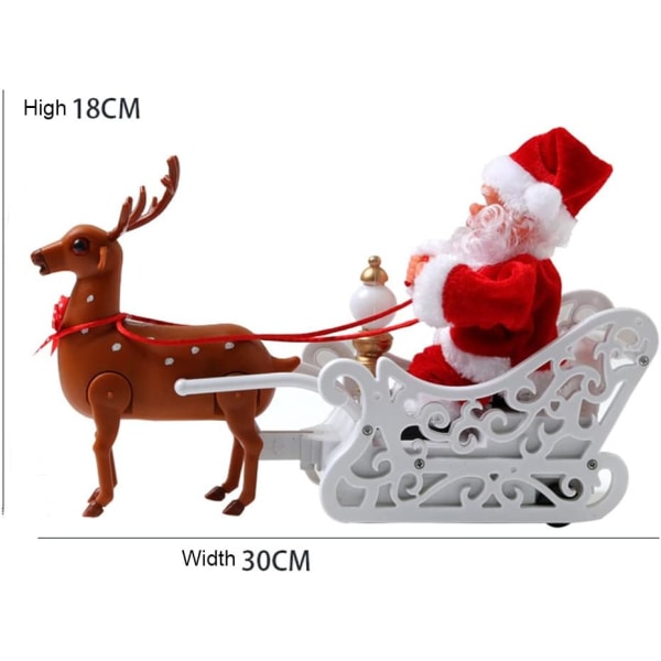 Jultomtefigur Dekoration Flerfärgad Julkock Tomtefigurer Docktillbehör Prydnad Gåva Jultomte
