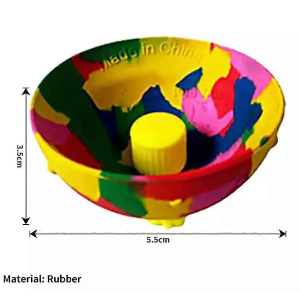 1/4 st barn studsskålar studskulor leksaker hoppande gyroskålar snurrande fidgetleksaker 4pcs