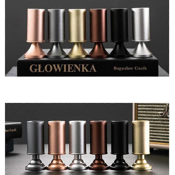 Minimalist Aluminum Toothpick Holder - Large Opening and Elegant Table Accessory