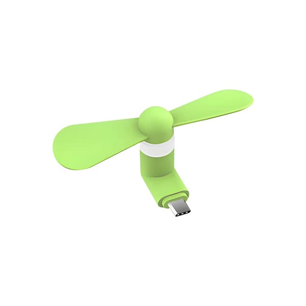 Kreativ USB Miniventilator med Type-C Interface, Universal til Android, Bærbar, Stille, Gaveventilator, Udendørs Sport & Vandring Køleventilator