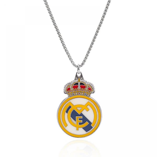 Fodboldklub, våbenskjold, halskæde Real Madrid