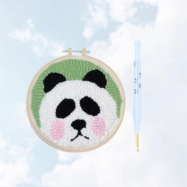 Punch Needle Broderi Værktøjssæt DIY 1 sæt til Børn Kreativt Håndarbejde