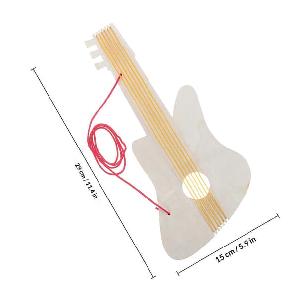 DIY Tre Gitarsett for Barn Barnehage 4 Sett Umalt Musikkinstrument