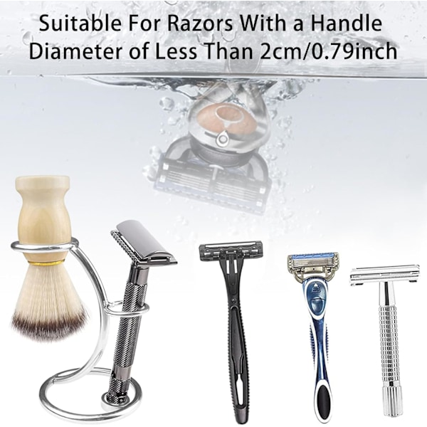 Barbermaskineholder til mænd, barbermaskine, børsteholder, shaver, holder, barbermaskinestativ til barbermaskine og shaver Gun color