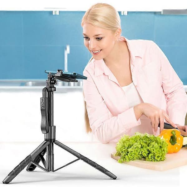 Mobiltelefon Selfie Stick Stativ Bluetooth Selfie Stick til videooptagelse Livestreaming Kuglehoved Version L16 Uden Fyldlys