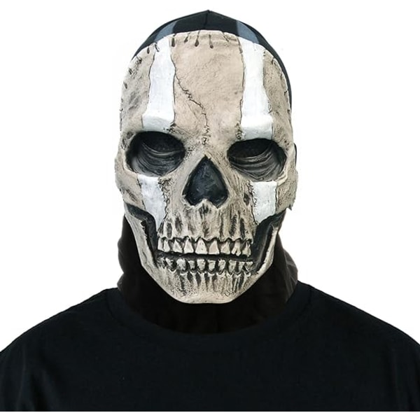 CALL OF DUTY Skull Ghost Mask Skrämmande masker Unisex Ghost Kostym för Halloween Cosplay
