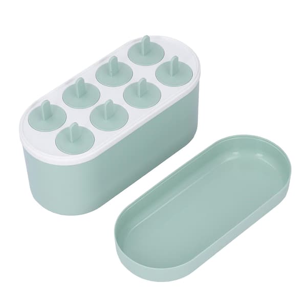 Fødevaregodkendte sikre ispindeforme, genanvendelige let-udløsende ispindeforme til uendelig sommerhygge, BPA-fri silikone ispindeforme med 8-huls design