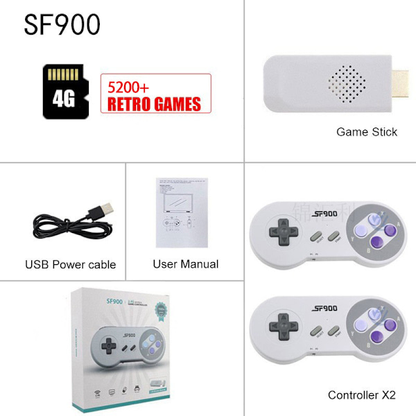 2 stk Trådløs USB SNES Controller, kiwitatá 2.4GHz Genopladelig Klassisk SNES USB PC Spil Pad Controller med Modtager til Windows PC MAC & RetroPie
