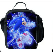 Ny Sonic-lunchväska för grundskolan anime (exklusive ryggsäck) - Perfekt present