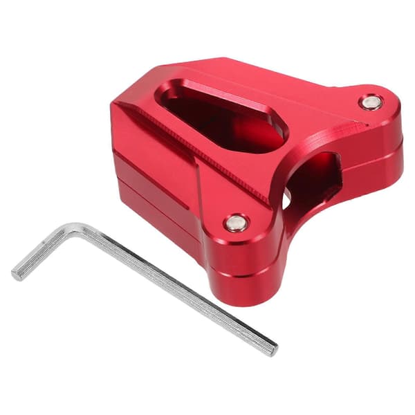 Nøglecover i aluminium til motorcykel, ridsefast, rød