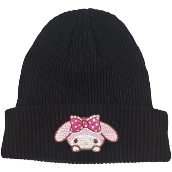 Sød tegneserie hue blød varm strikket hat efterår og vinter kvinder piger pullover hat