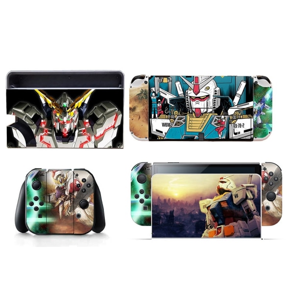 Sopii Switch OLED -tarroille, Gundamille, pölytiiviille, naarmuuntumattomille ja värikkäille tarroille（02） Style03