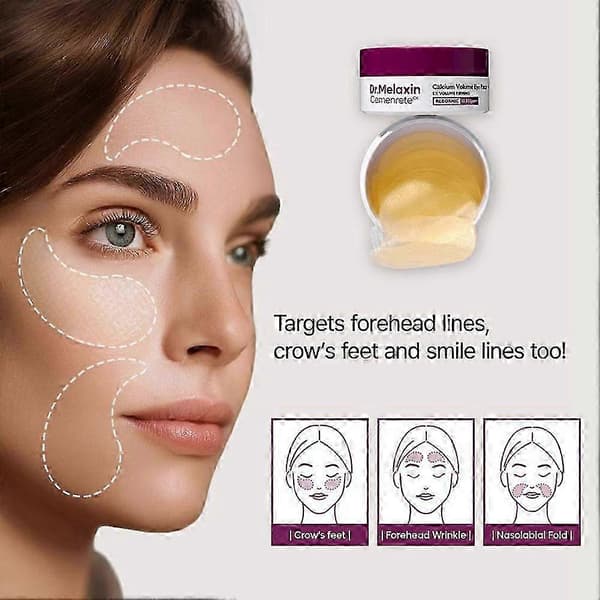 Anti-aging sæt med Calcium Volume Multi Balm og øjenplaster til dyb hudhydrering og daglig brug