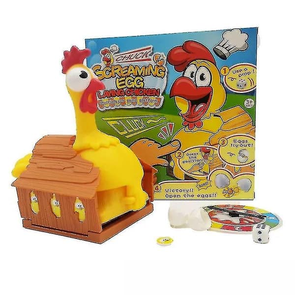 Squawk Chicken Game Lucky Laying Hens Morsomme Rekvisitter Leketøy