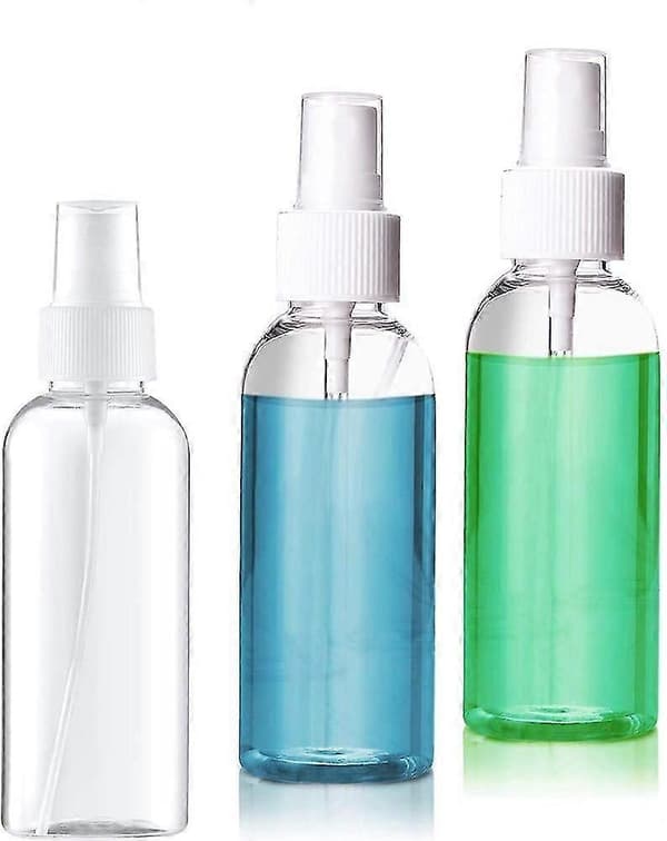 3 X 50 ml sprayflaske klar tom fin tåkeflaske