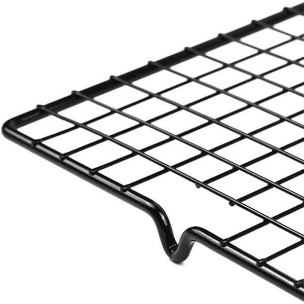 Stainless Steel Baking Cooling Rack, Rectangular Cake Rack, Non-Stick Rack/Cooling Grate and Oven Cooking for Biscuits Cakes B, 2 Pieces