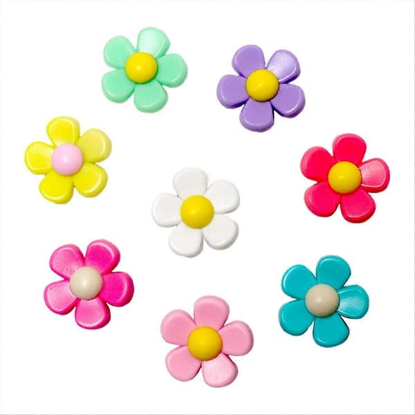 Blomster Charms Tilbehør til Bogg Tasker og Simply Southern Tote