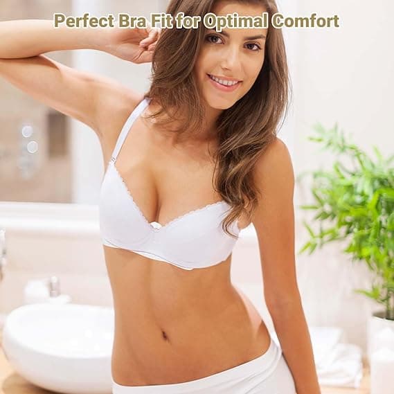 4 Pieces Cotton Bra Inserts, Bra Pads are Sweat-Absorbing, Reusable and Function as Sweat-Absorbing Pads.