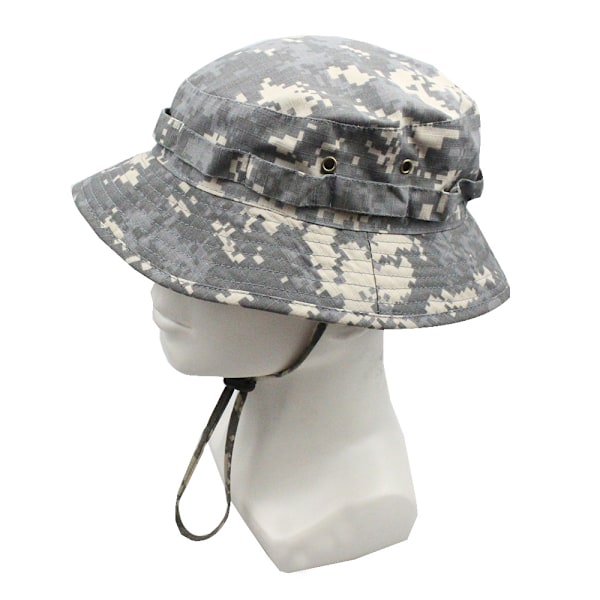 Fiskehatt för utomhus, bergsklättring, jakt, solhatt ACU 60cm (applicable to 58-60cm)