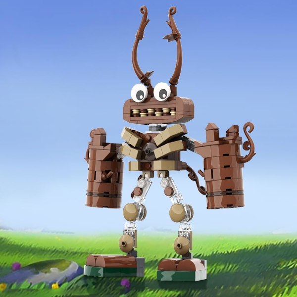 Singing Monsters Wubbox 236 stykker byggesæt - Wubbox actionfigur model mursten byggesæt