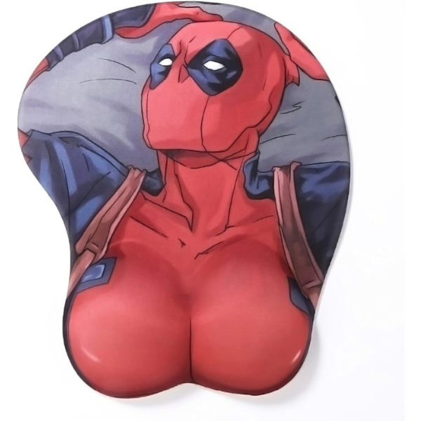 3D Anime Musmattor med handledsstöd i silikongel för spel (SS)