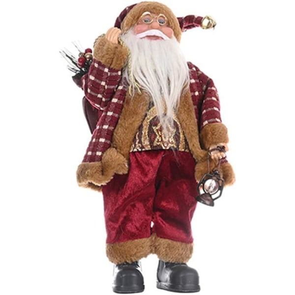 Jultomtefigur Dekoration Flerfärgad Julkock Tomtefigurer Docktillbehör Prydnad Gåva Jultomte -B