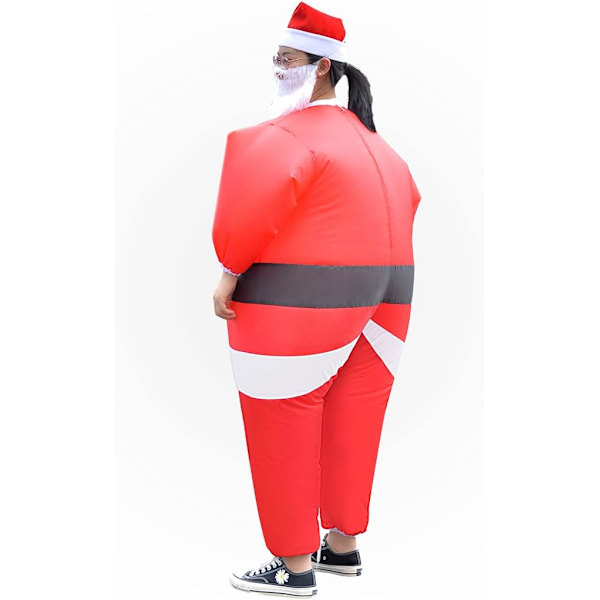 Ilmapallo Joulupukki Puku, Lapsi Unisex Hieno Puku, Cosplay Juhla Hauskat Vaatteet Parralla Hattu (Lapsi Joulupukki)