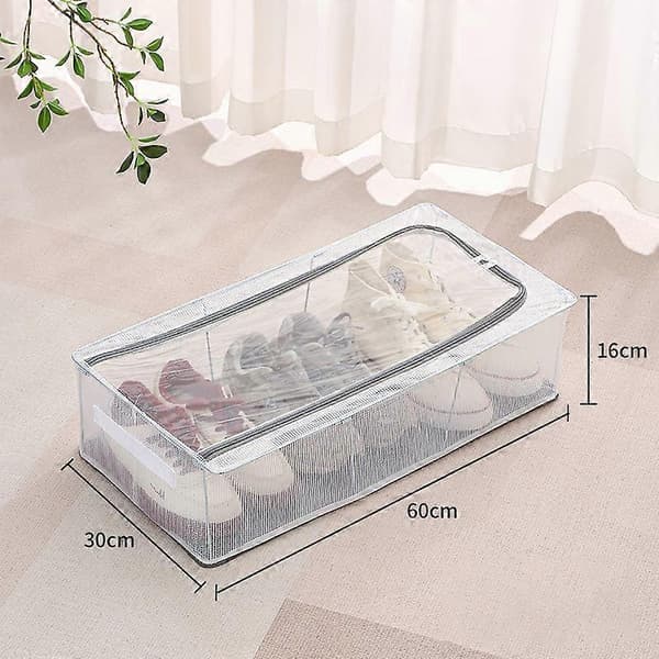 Foldable Shoe Storage Box Dustproof & Moisture-proof Organizer